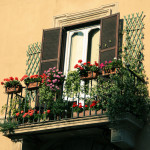 balcone fiorito